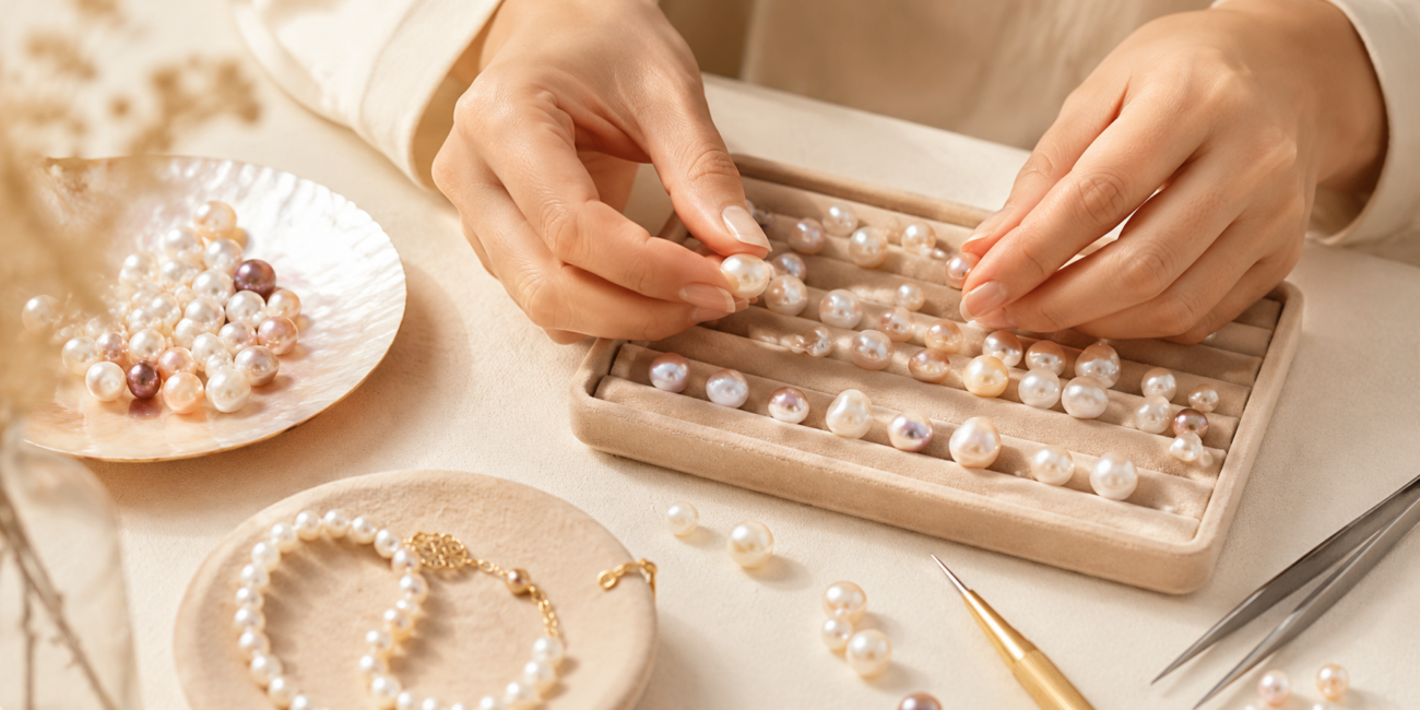 Meaningful pearl jewelry by LumiSerene