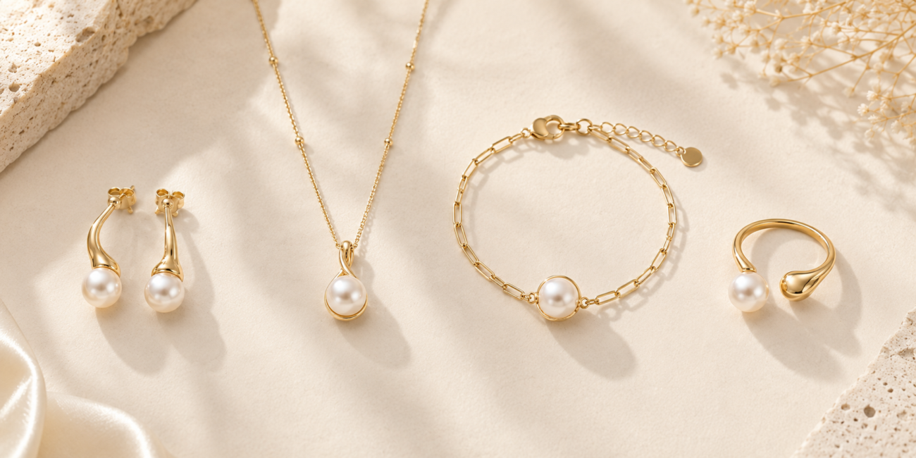 Pearl size guide comparing small medium and large freshwater pearls