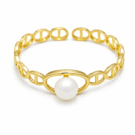 Freshwater Pearl Bangle Bracelet