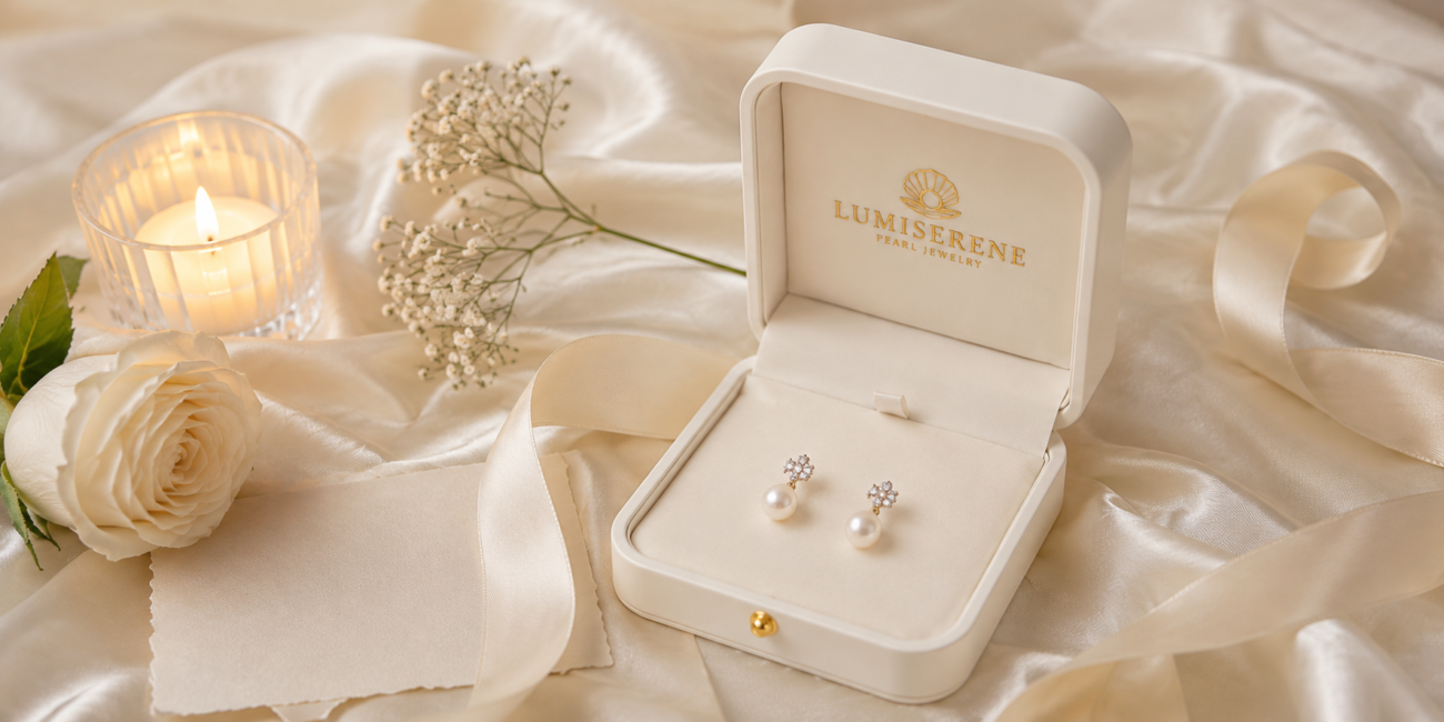 LumiSerene pearl jewelry gift box for meaningful gifting moments