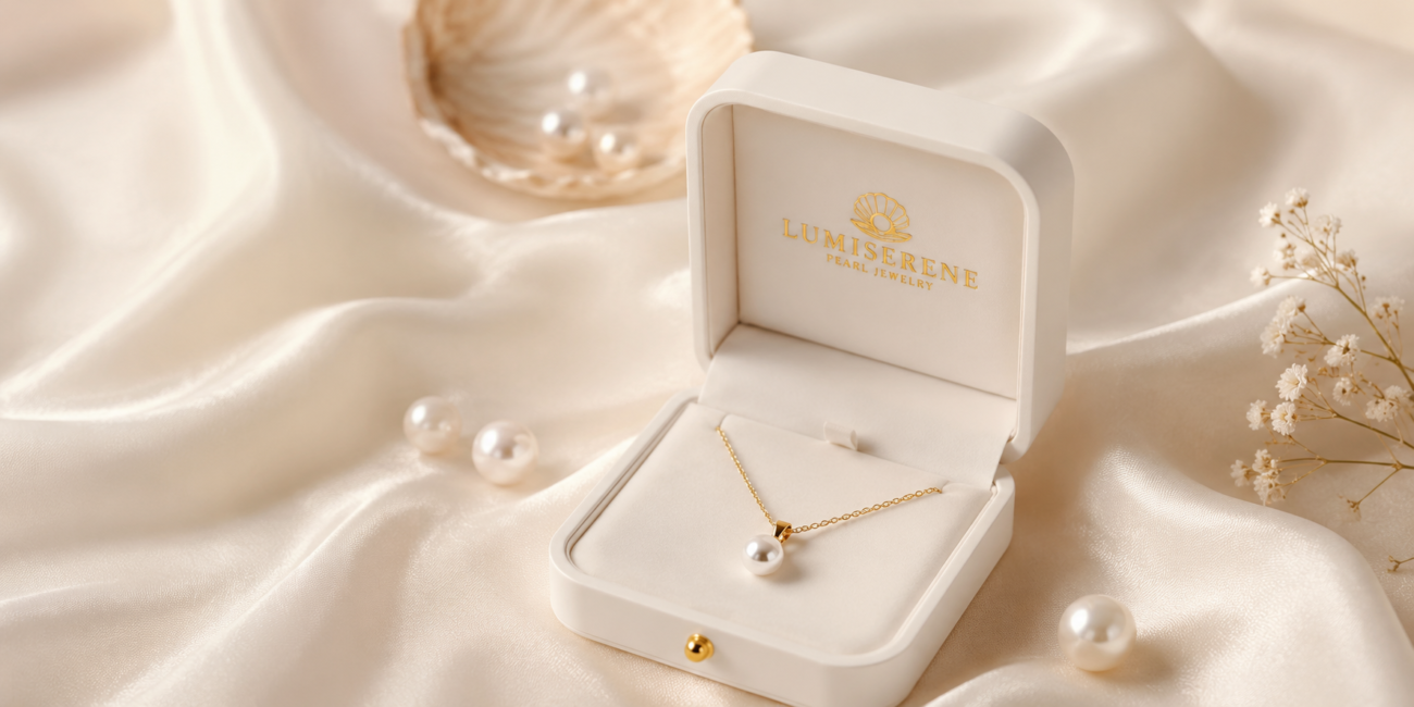 pearl jewelry gift for women by LumiSerene